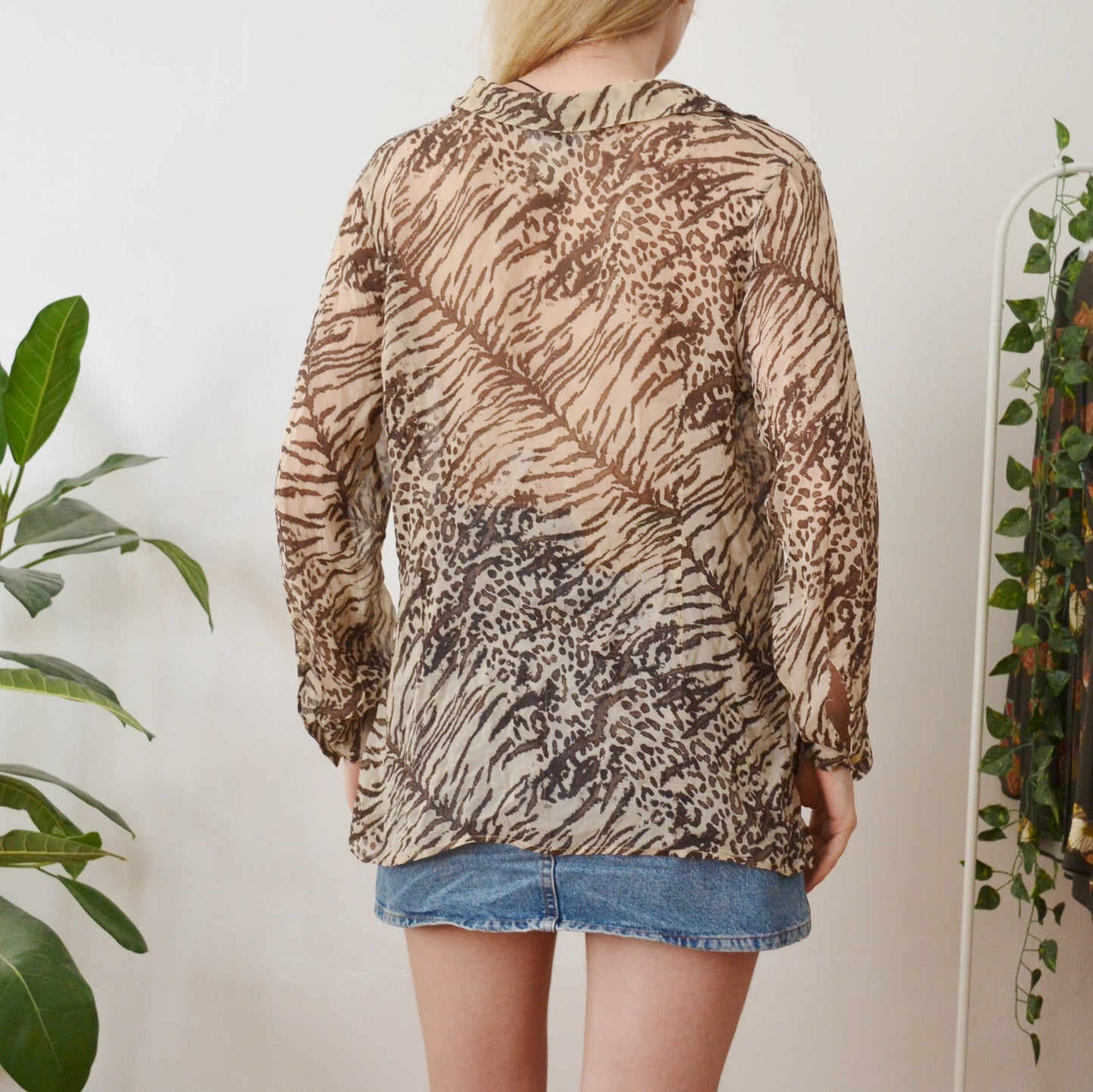 Silk blouse S