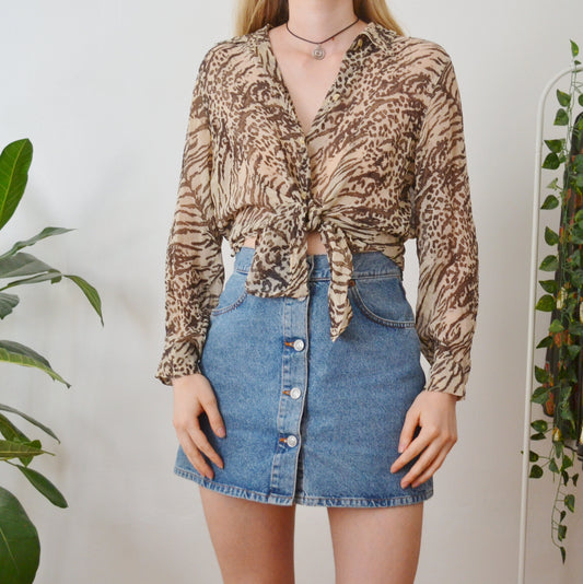 Silk blouse S