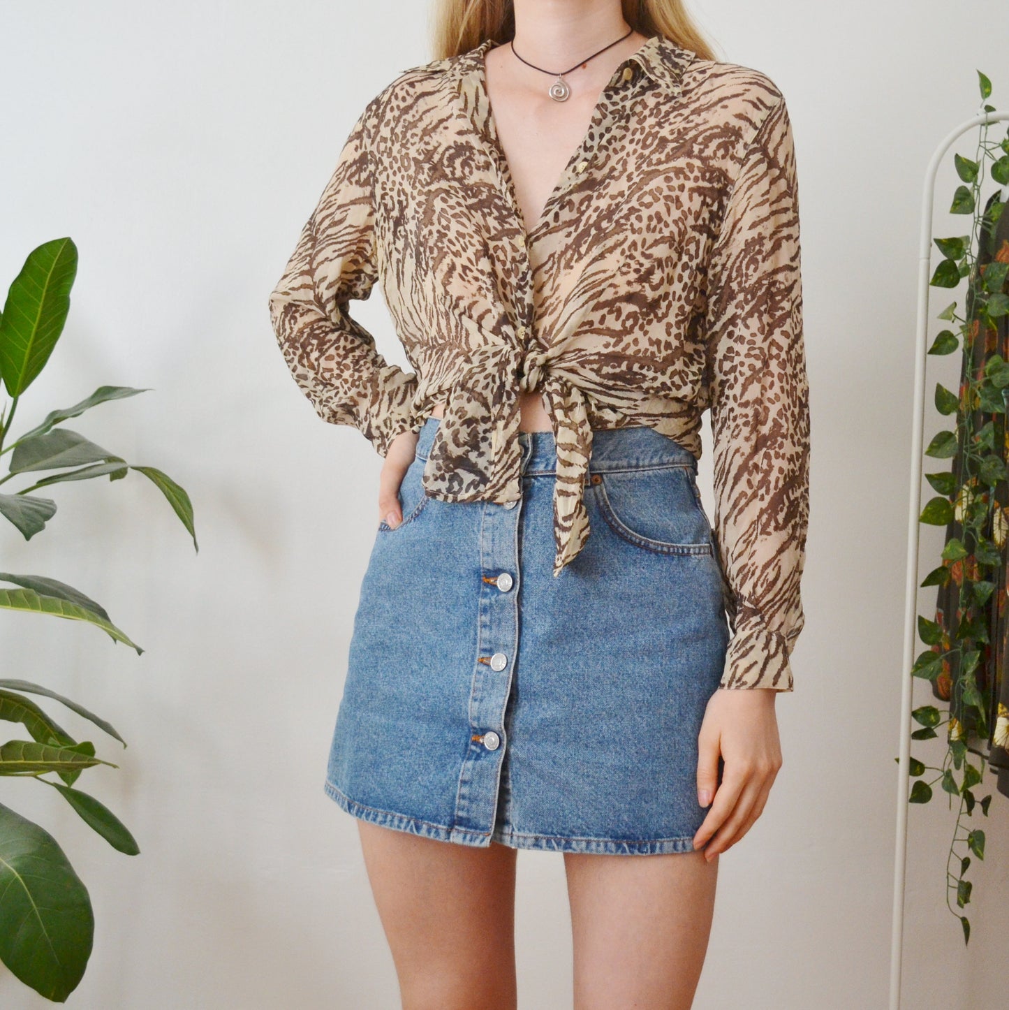Silk blouse S