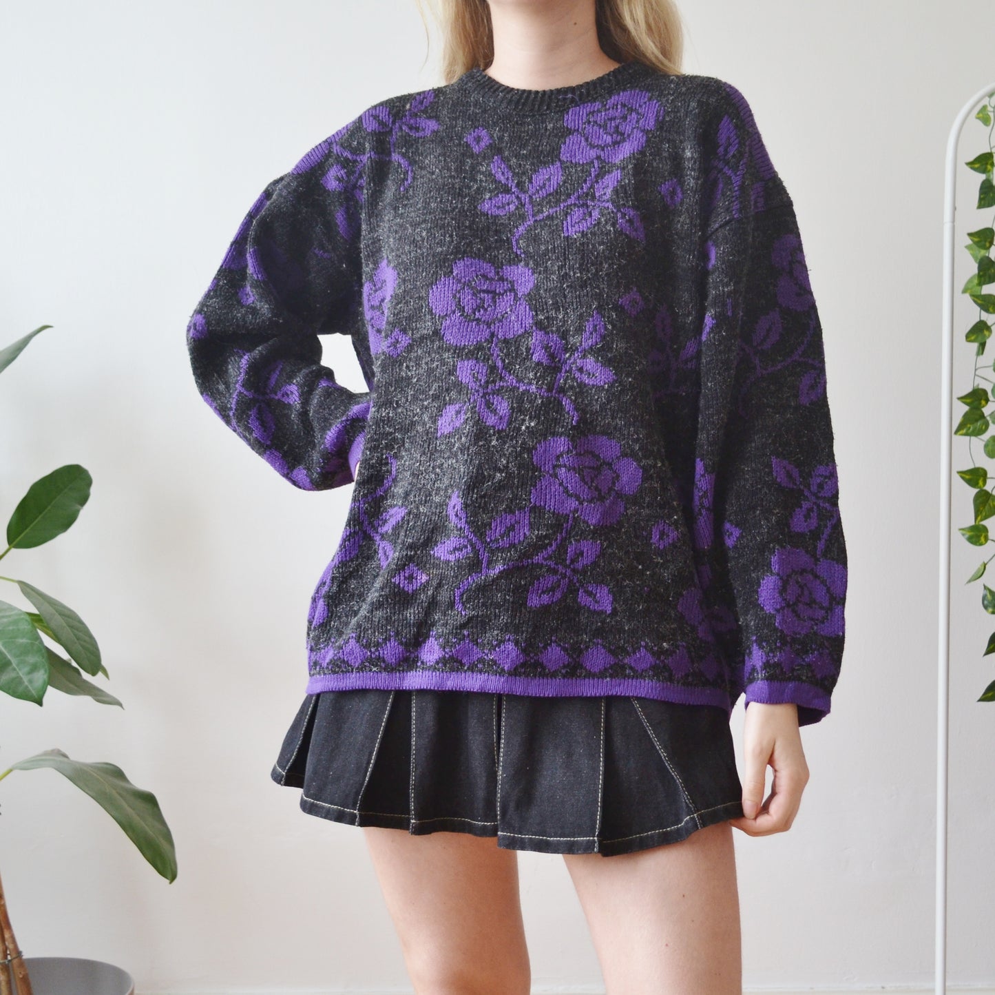 Vintage Floral Jumper L
