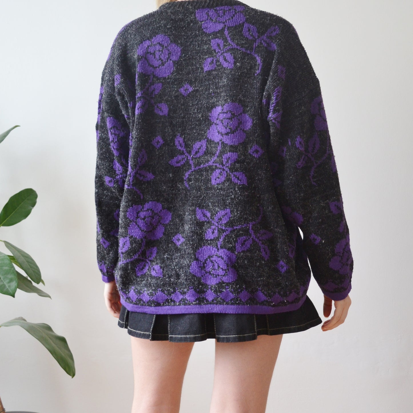 Vintage Floral Jumper L
