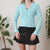 Vintage Aqua Blouse M