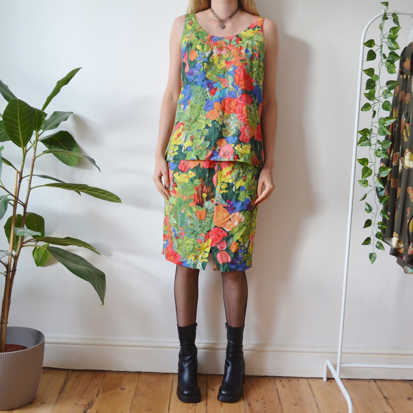 Floral two piece M