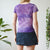 Purple mesh top S