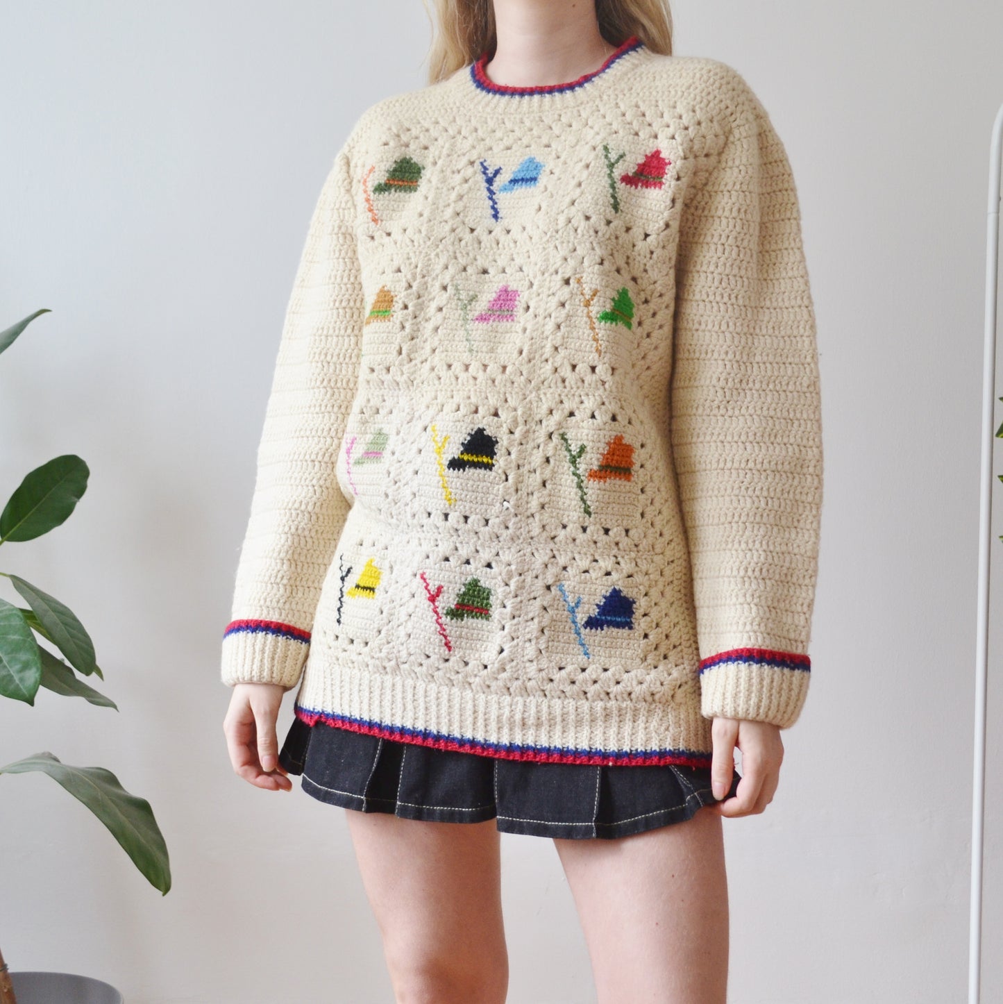 Vintage Wool Jumper L