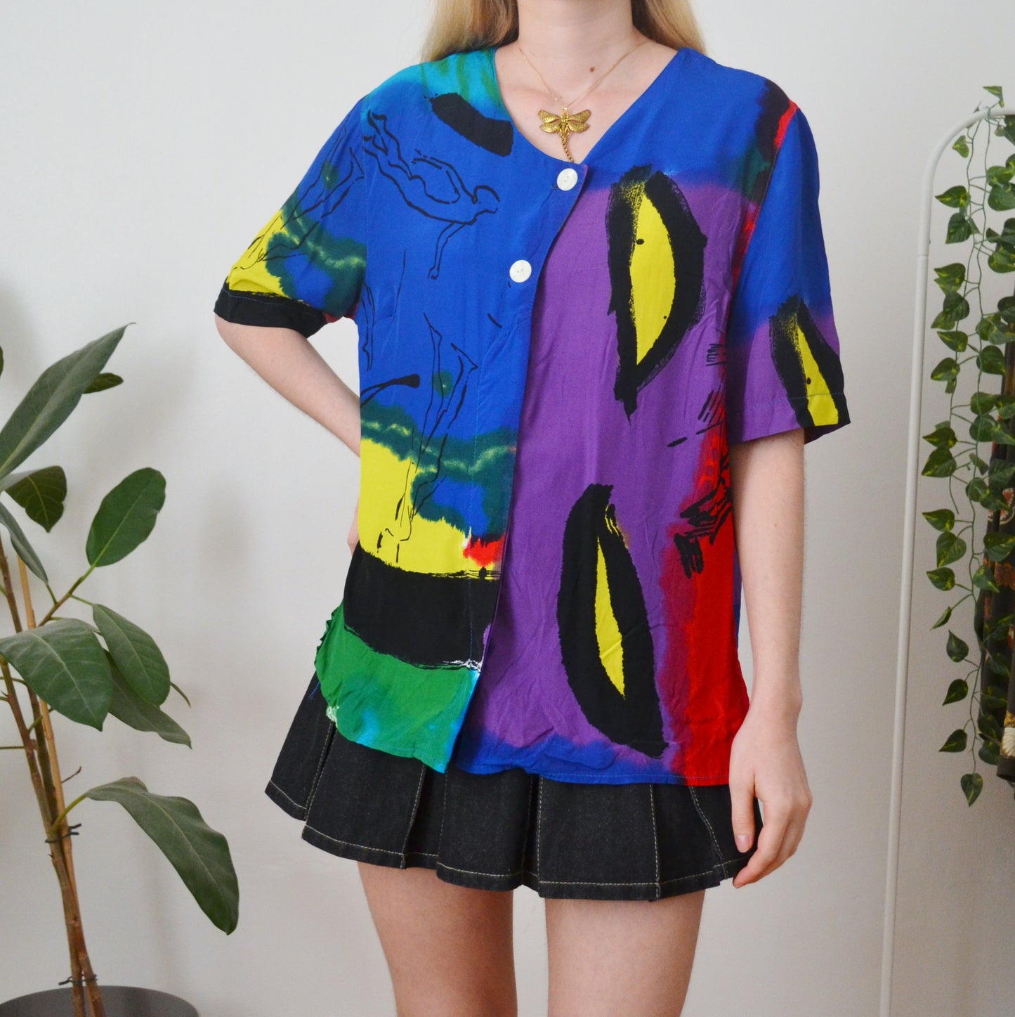 Vintage 80s Blouse M