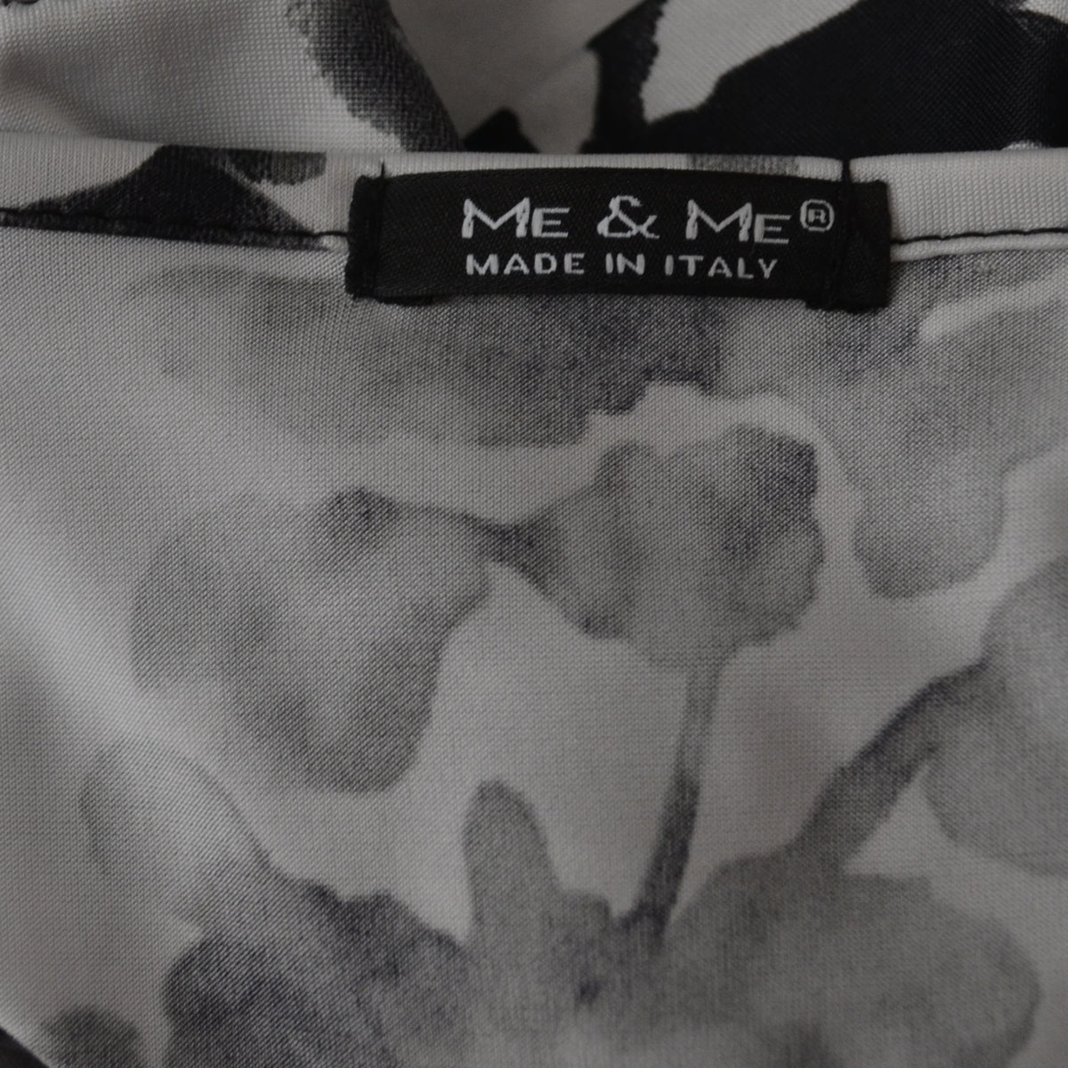 Vintage Monochrome Dress S