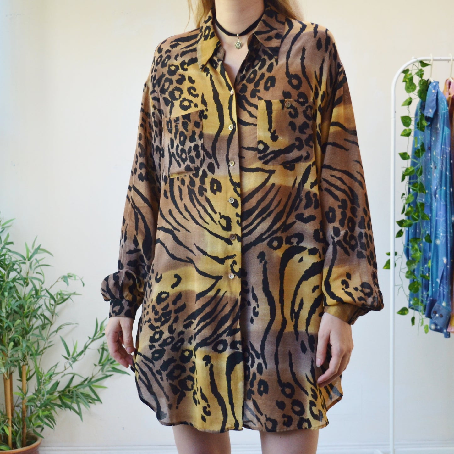 Leopard shirt UK 18