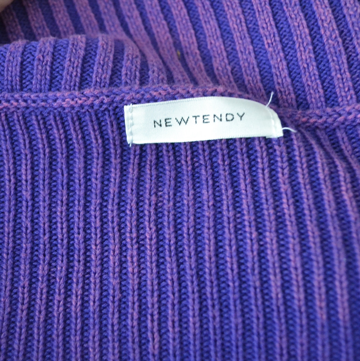 Vintage Purple Zip Up Cardigan S