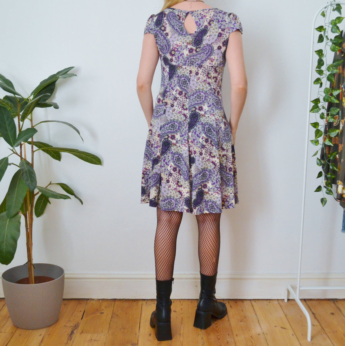 Vintage Paisley Dress M