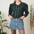 Green cardigan M