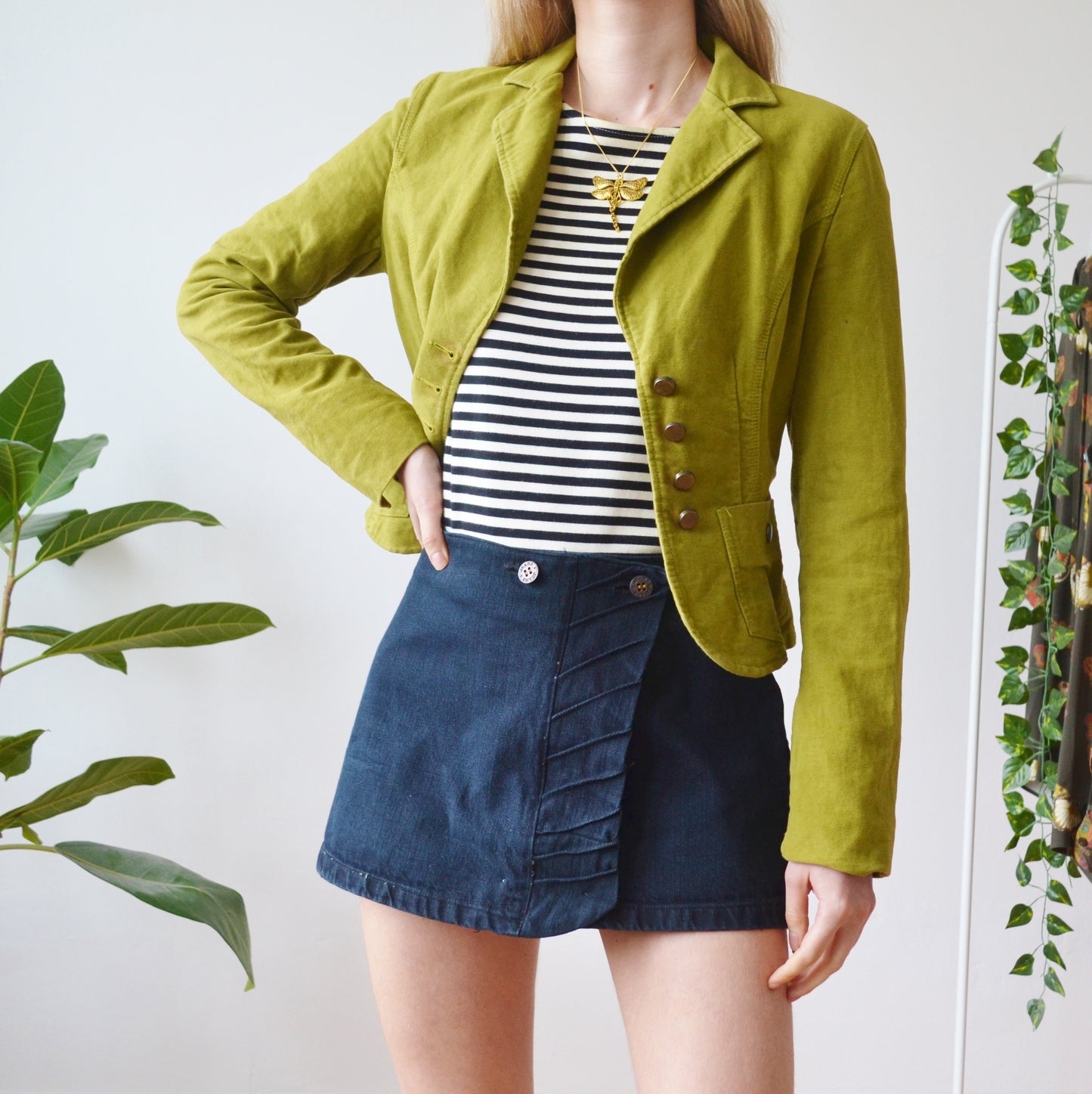 Olive jacket uk 8