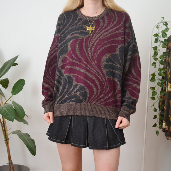 Vintage Ornate jumper L