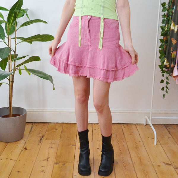 Pink skirt uk 10