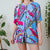 Vintage Abstract Blouse M