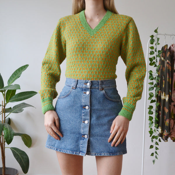 V neck jumper S