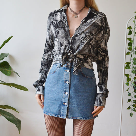 Monochrome blouse M