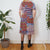Vintage Patterned Dress L
