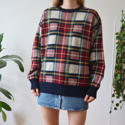 Plaid jumper L