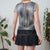 Vintage Abstract Top M