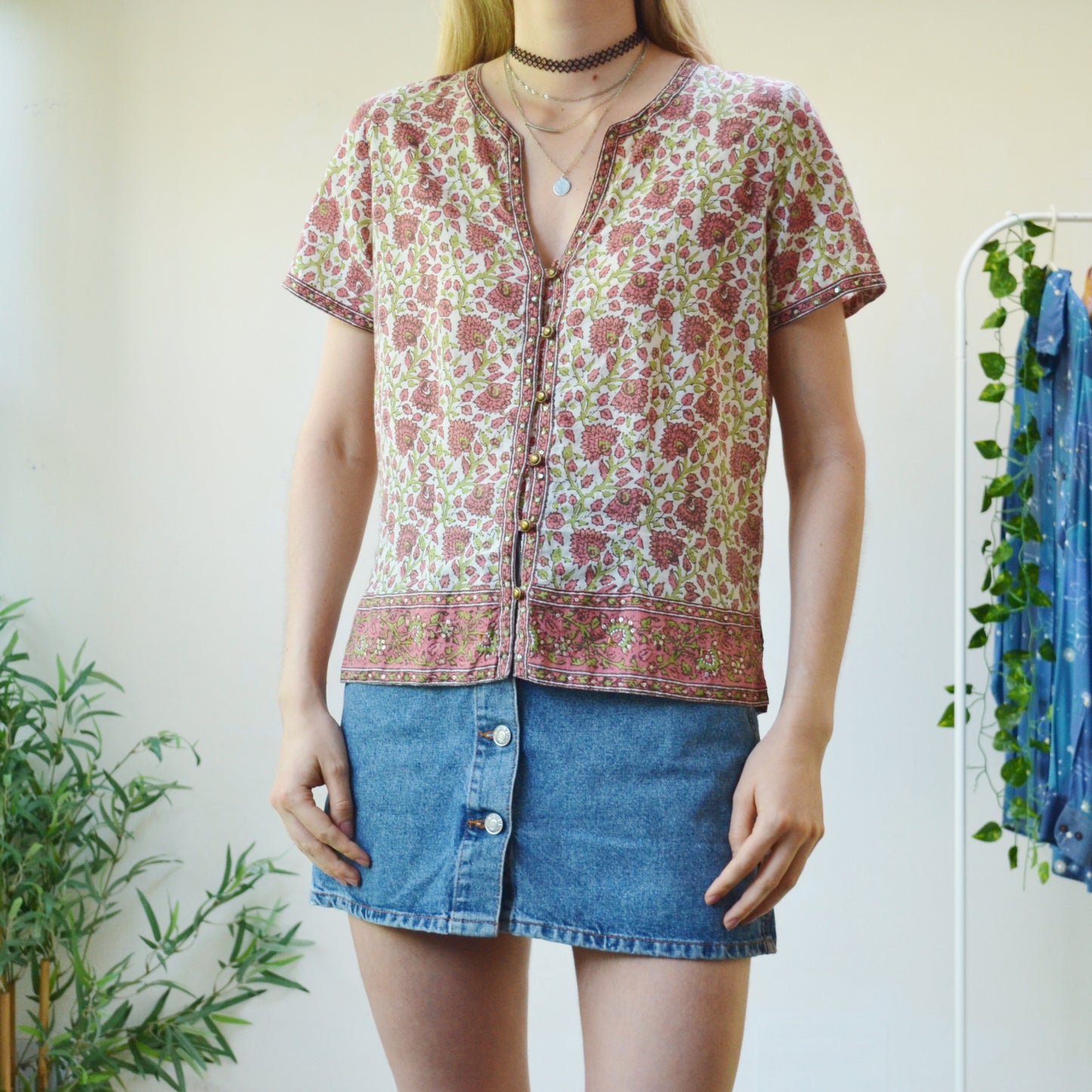 Floral blouse uk 12