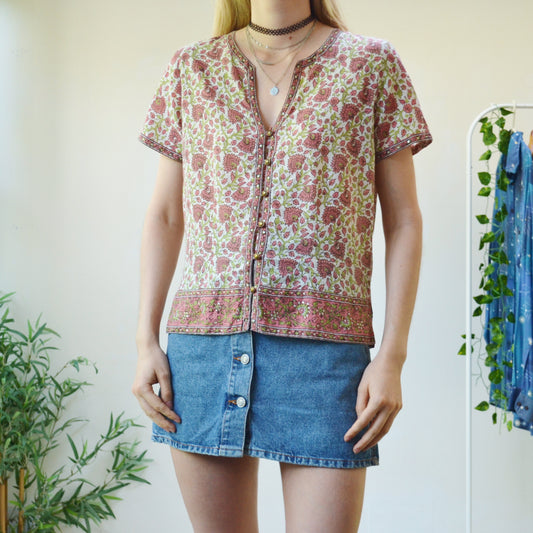 Floral blouse uk 12