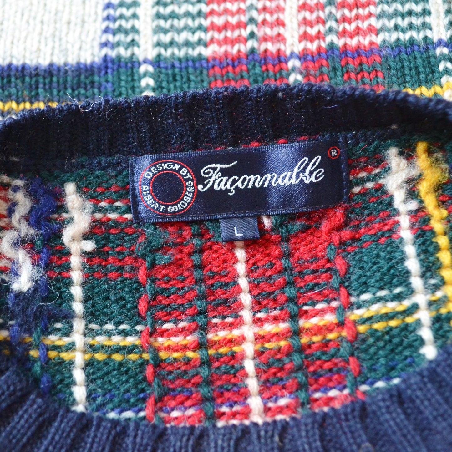Plaid jumper L