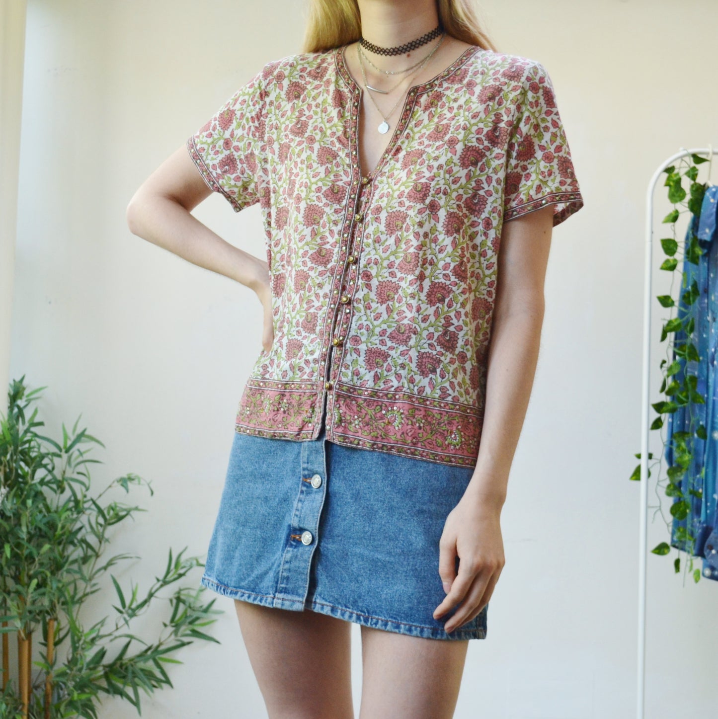 Floral blouse uk 12