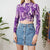 Abstract crop top XS