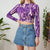 Abstract crop top XS