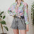 Vintage Patchwork Shirt L