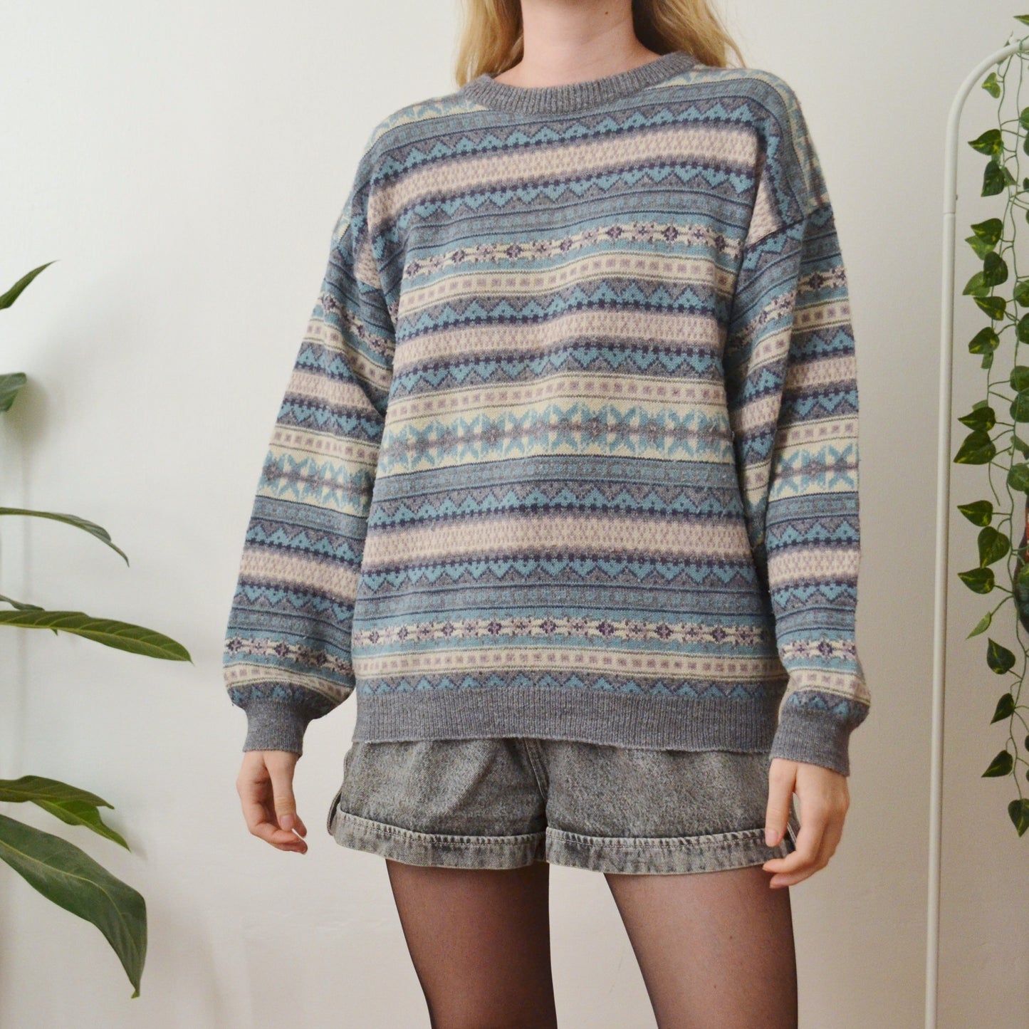 Fair isle jumper M