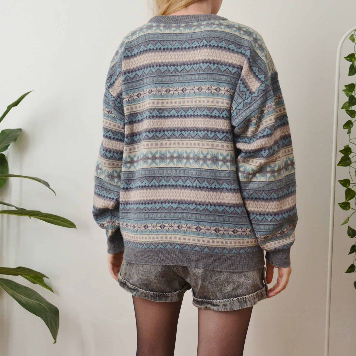Fair isle jumper M