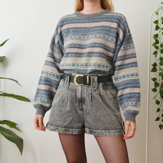 Fair isle jumper M