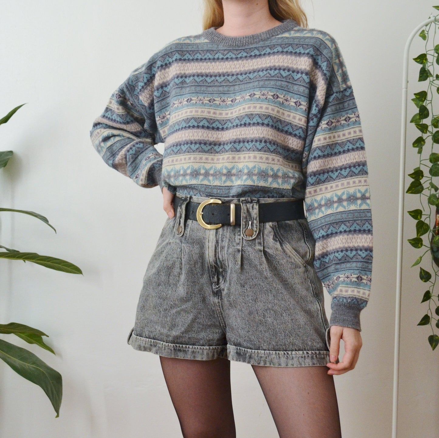 Fair isle jumper M