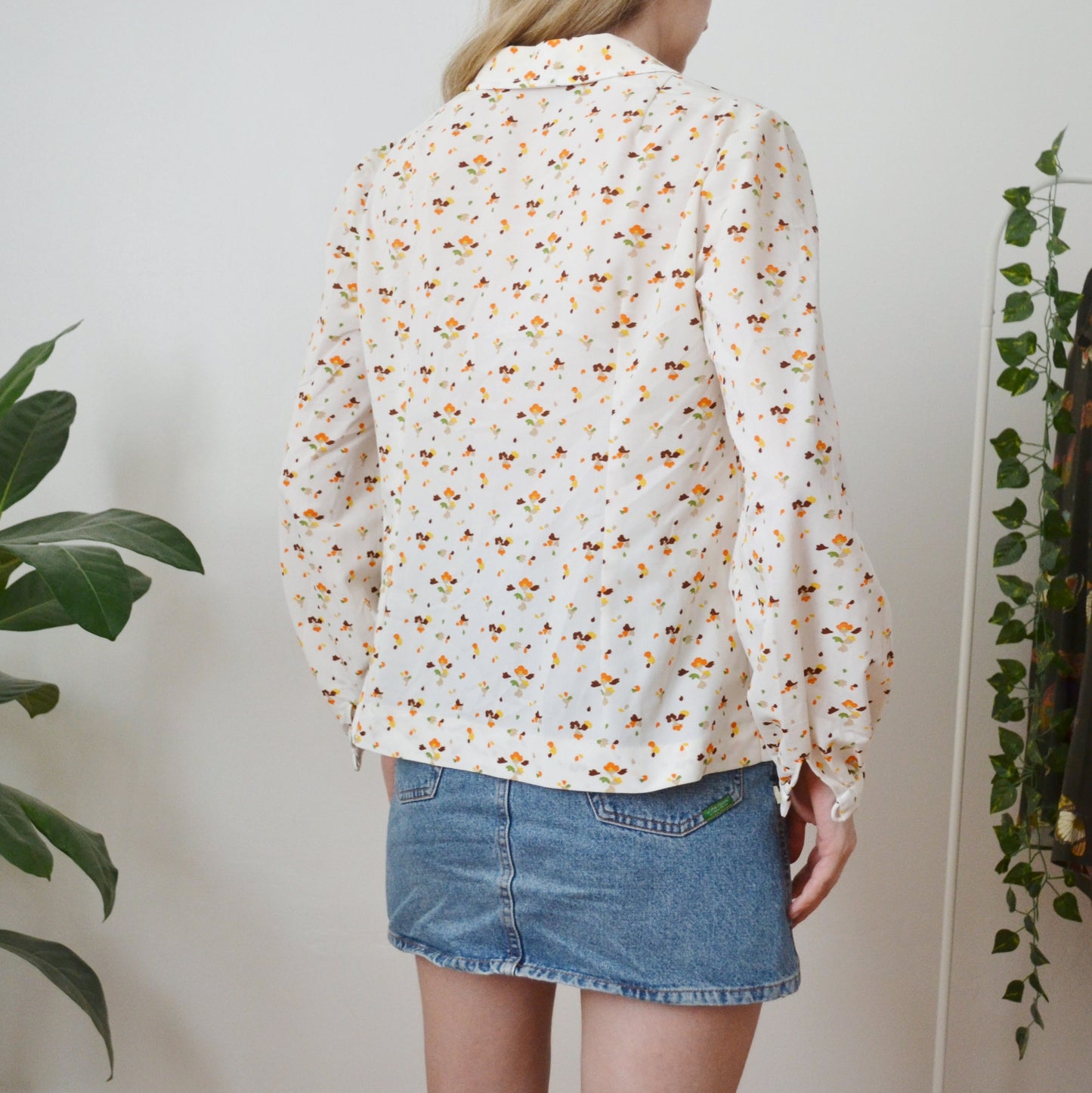 Bow blouse M