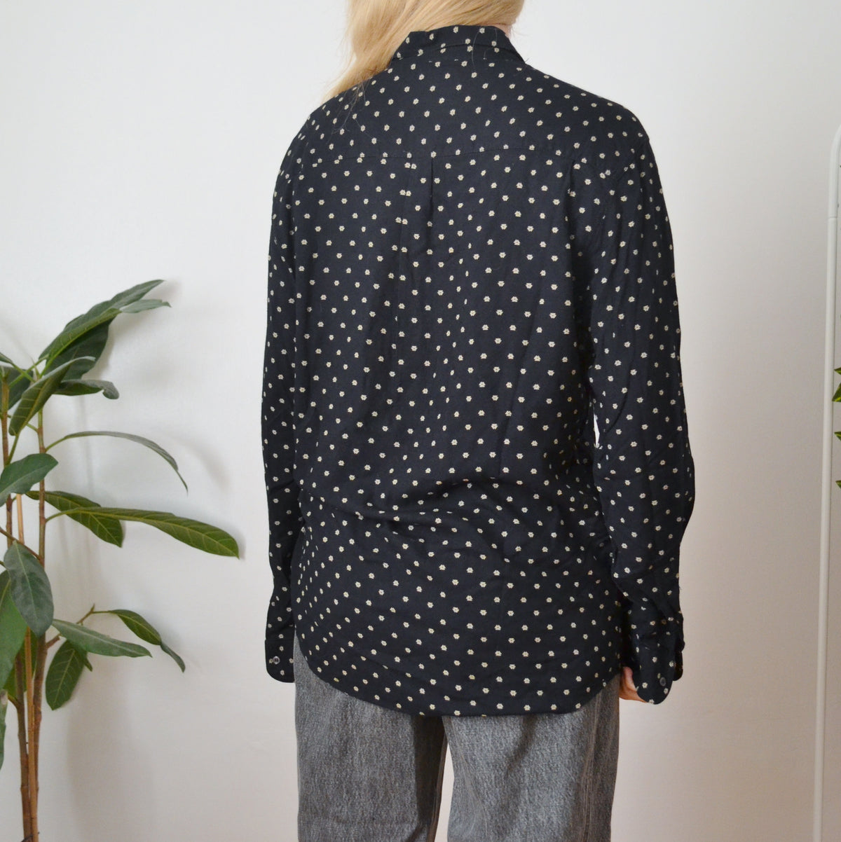 Vintage Monochrome Shirt M