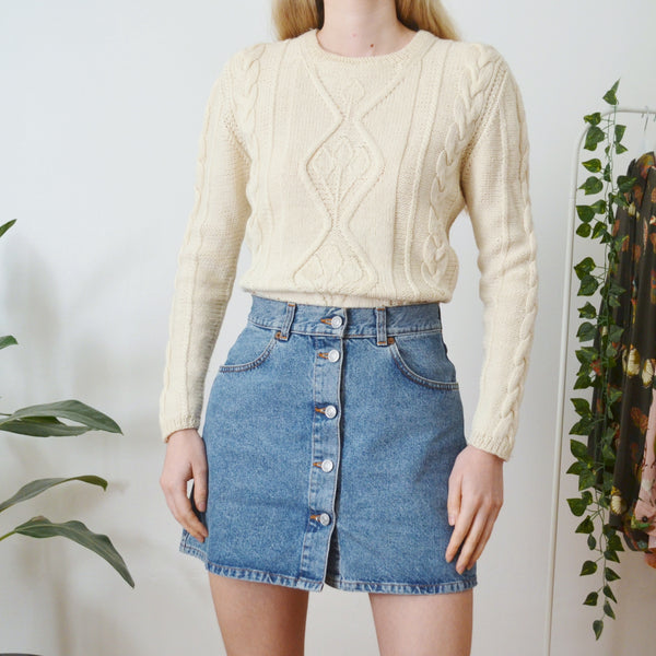 Cream jumper S