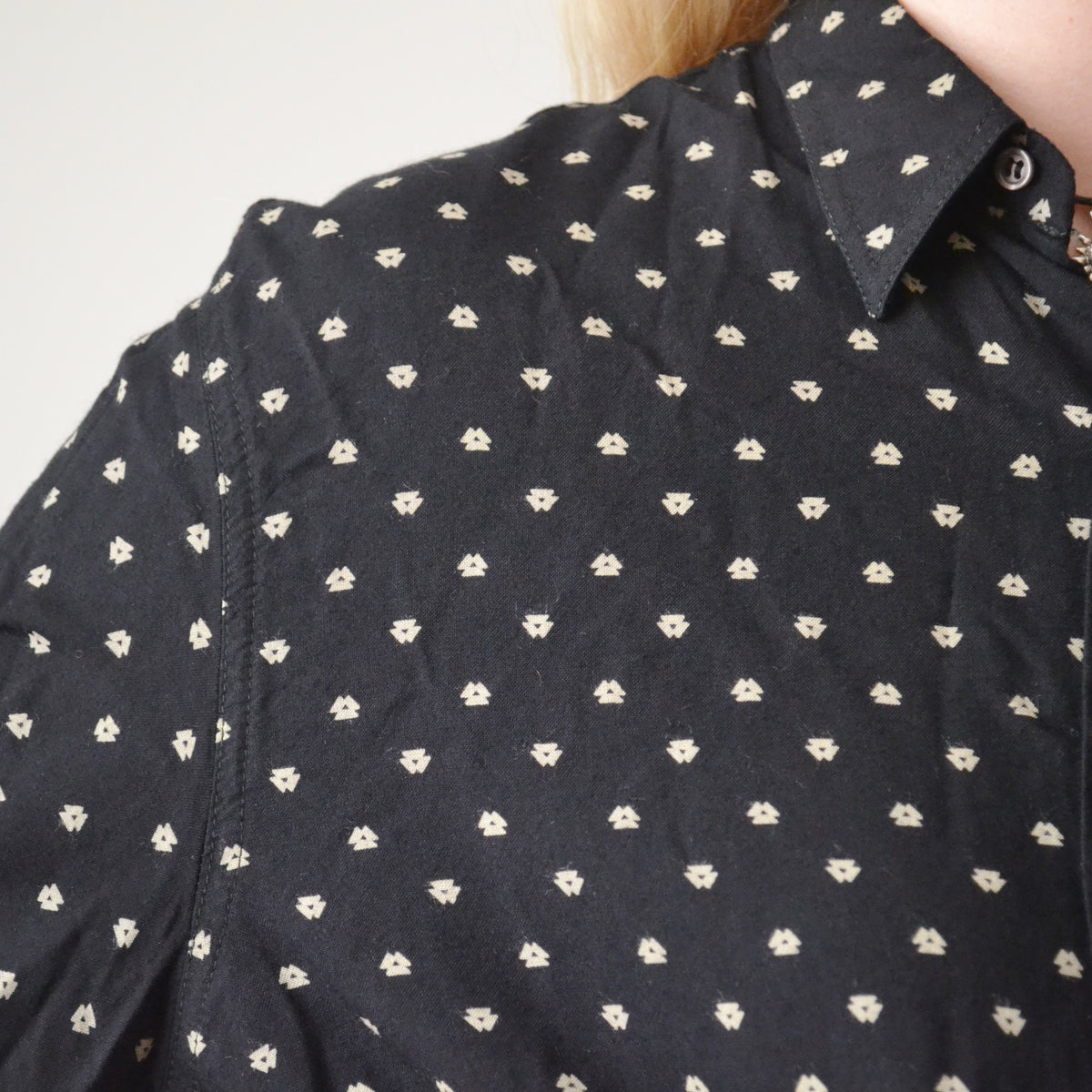 Vintage Monochrome Shirt M