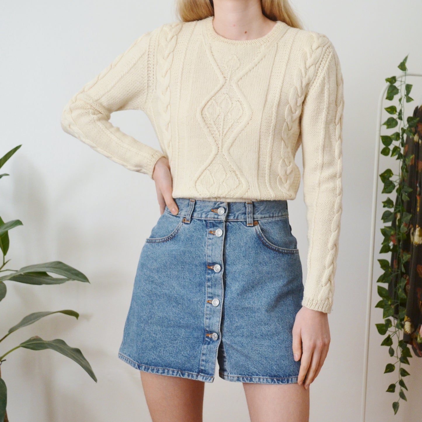 Cream jumper S