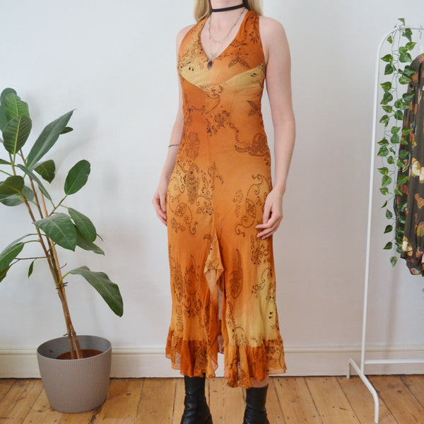 Vintage Boho Dress S