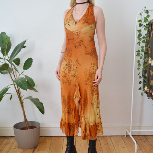 Vintage Boho Dress S