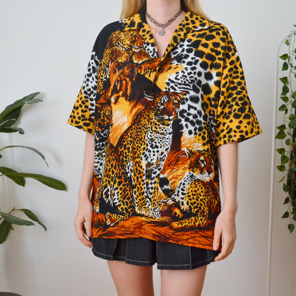Vintage Tiger Shirt L