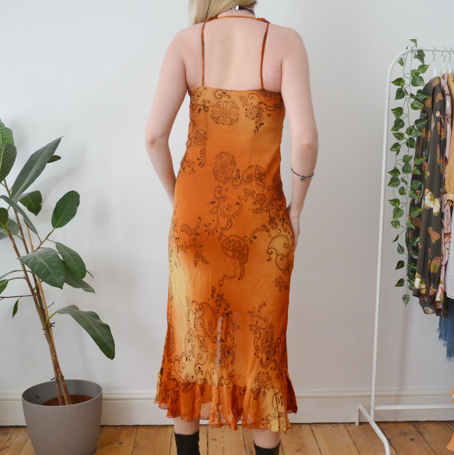 Vintage Boho Dress S