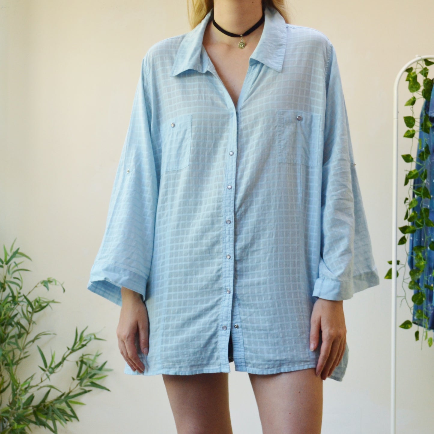 Blue shirt