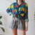 Vintage Abstract Shirt L
