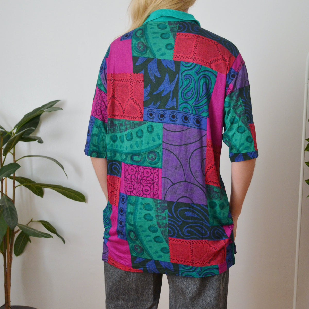 Vintage Patchwork Polo XL