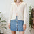 Zip up cardi M