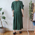 Vintage Green Folk Dress 16