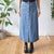 Vintage Denim Maxi skirt S